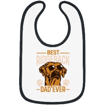 Discover Rhodesian Ridgeback Pet Ridgeback Dad Ever Dog 8 Bibs