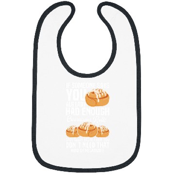 Discover Cinnamon Roll Lover Essentials Baker Gear Cinnamon Rolls Bibs