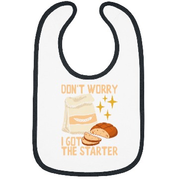 Discover Sourdough Starter Bread Baker Baking Bakery Bibs