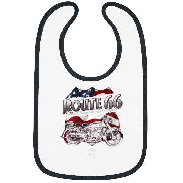 Discover Route 66 US Flag 2Motorcycle Bibs