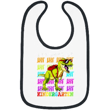 Discover Dinosaur Pet 100 Days Of Kindergarten T rexs 100th Day of School Trex Boys Bibs