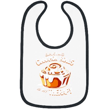 Discover Cinnamon Baker Enthusiast Baking Lover Design 3 Bibs