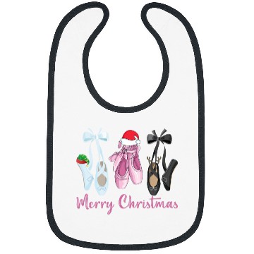 Discover Merry Christmas Nutcracker Ballet Dance Ballerina Christmas Bibs