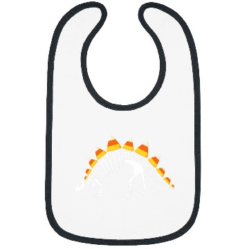 Discover Dinosaur Pet Funny Spookysaurus Candy Corn Dinosaur Halloween Bibs