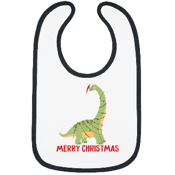 Discover Dinosaur Pet Cute Brontosaurus Christmas Tree Lights Bibs