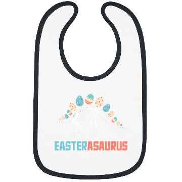 Discover Dinosaur Pet Funny Easterasaurus Stegosaurus Egg Dinosaur Happy Easter Bibs