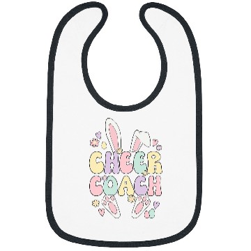 Discover Cheer Coachs Easter Bunny Cheerleading Coachs Easter Day Bibs