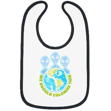 Discover Aliens UFO Space Aliens Solar System Galaxy Planets Space Colonization Bibs