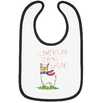 Discover Llama Pet Spring Break Bibs