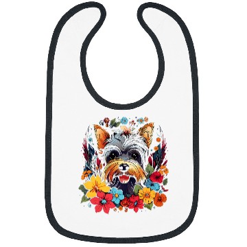 Discover Yorkshire Terrier Dog Yorkie Men Women Kids 6 Bibs