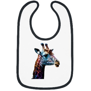 Discover Giraffe Pet Animal Print Art Bibs