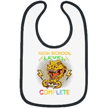 Discover Dinosaur Pet High school Level Complete Gamer Graduation Bibs