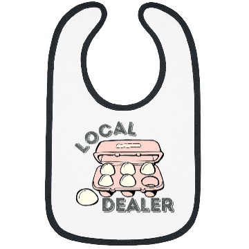 Discover Chicken Pet Local Egg dealers Funny Bleached Chicken Lover Farm Farmer 16 Bibs