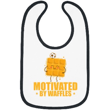 Discover Motivated by Waffles Dough Pastry Snack Bibs