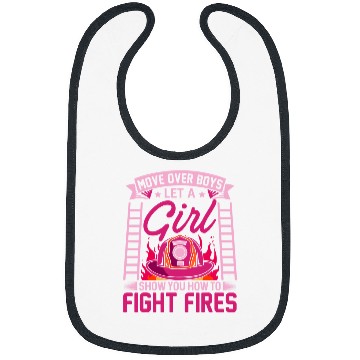 Discover Firewoman Firefighter Women Volunteer Firefighting Rescuer Bibs
