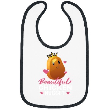 Discover Chicken Pet Im a beautiful chicken nugget nuggets 7 Bibs