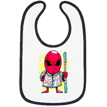 Discover Red Alien Visitor Priest Fancy Dress Bibs