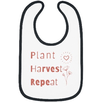 Discover plant harvest repeat summer farmer kids Bibs