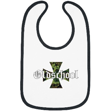 Discover Biker Motorcycle Iron Cross Old School Chopper Bibs