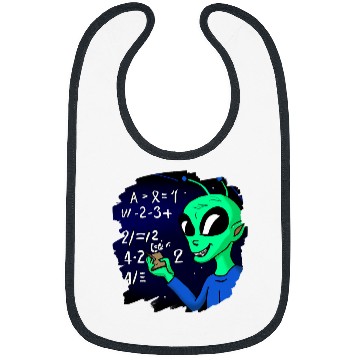 Discover Aliens UFO Studying Solving Math Science Physics Equations School 21 Bibs