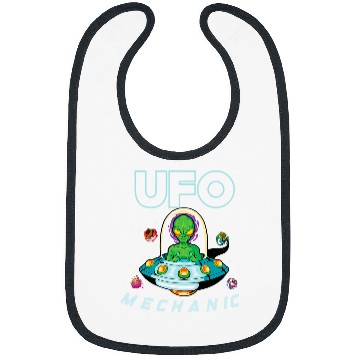 Discover Aliens UFO Extraterrestrial Area 51 UFO Space Geek 9 Bibs