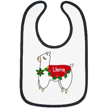 Discover Llama Pet Christmas Fa La La La xmass Bibs