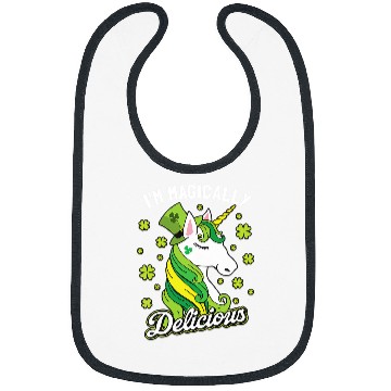 Discover Unicorn Pet Im Magically Delicious St Patricks Day Bibs