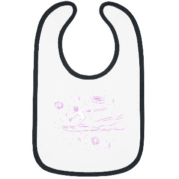 Discover Aliens UFO Surfer Conspiracy Extraterrestrial Ufo Alien Lover Bibs