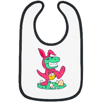 Discover Chicken Pet TRex Easter Bunny Chick Egg Hunt Easter Day Hunt Bibs