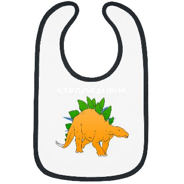 Discover Dinosaur Pet Orange Stegosaurus Reptile Lizard Saurian Dinos Bibs