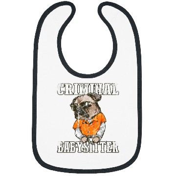 Discover Criminal Babysitter Correctional Officer 1 Bibs