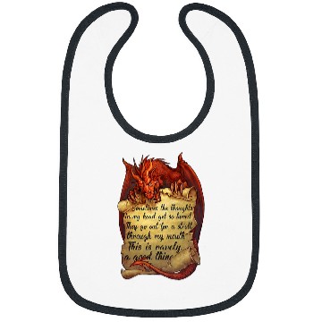 Discover Dragon Pet Sometimes The Thoughts In My Head Get So Bored Bibs