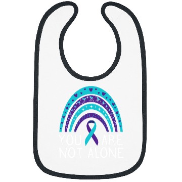 Discover suicides Prevention 988 Ribbon You Are Not Alone suicides Awareness Mental Health Bibs