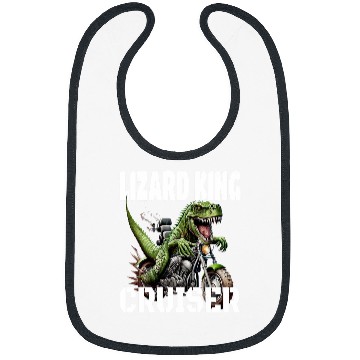 Discover TRex And Motorcycle Lizard King Cruiser Bibs