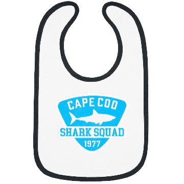 Discover Shark Pet Kids Retro Cape Cod Shark Squad kids Bibs