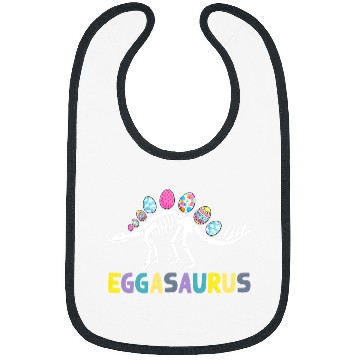 Discover Dinosaur Pet Eggasaurus Stegosaurus Easter Egg Dinosaur Funny Easter1 Bibs