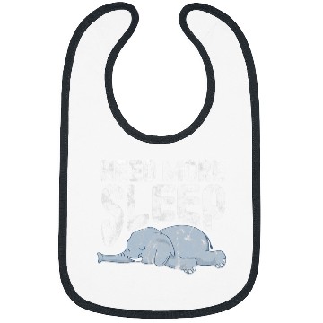 Discover Elephant Mammal Need More Sleep Elephant Zookeeper Sleeping Distressed Bibs
