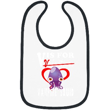 Discover Octopus Pet V is for Vampire Squid Valentines Day 2Tees 5 17 Bibs