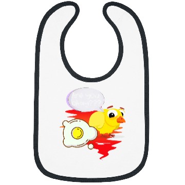 Discover Chicken Pet Frohe Ostern fried egg funny chick chicken eggs Bibs