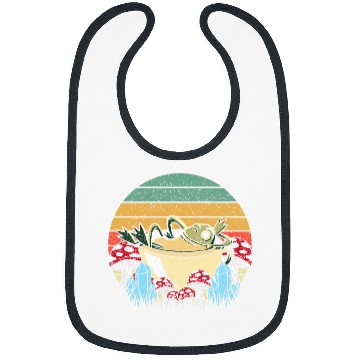Discover Frog Pet Cottagecore Aesthetic Retro vintages Frog On A Tea Cup Bibs