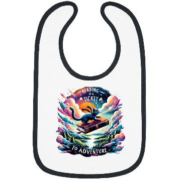 Discover Book Fun Adventure Begins At Your Library Cat Lovers Book Lovers Bibs