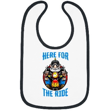 Discover Motorcycle Biker Here For the Ride Motorcyclist Bibs