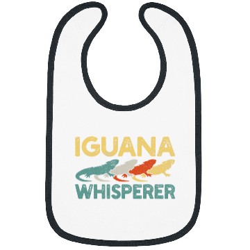 Discover Iguana Pet Lizard Retro vintages 5 Bibs