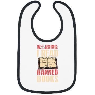 Discover Book Fun Warning I Read Banned Books School Reference Librarian Bibs