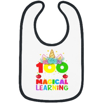 Discover Unicorn Pet 100 Days Magical Learning 100 Days of School Bibs