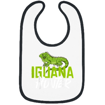 Discover Iguana Pet Cage Hunting Reptile 2 Bibs