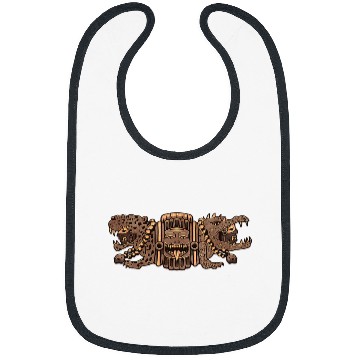 Discover Alligator Pet jaguarss Gift Crocodile Lover Aztec jaguarss Aztec Crocodile Mayan Bibs