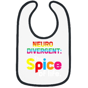 Discover Autism Puzzle Neurodivergent The Spice of Life Autism Spectrum Support Bibs