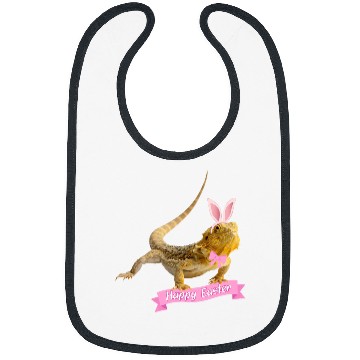 Discover Bearded Dragon Pet Easter Bearded Dragon Funny Spring Lizard Bearded Bibs
