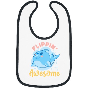 Discover Dolphin Pet Gift Flippin Awesome 2 Bibs